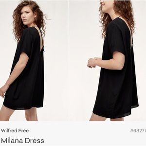 ARITZIA WILFRED FREE Milana Low Back Dress Size XXS